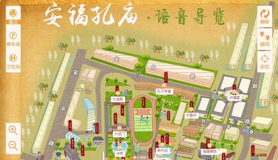 淅川手绘地图：智慧景区智能化服务的延伸